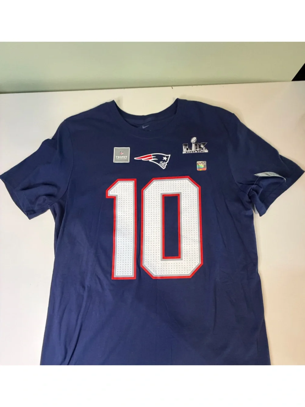 Nike Men's Navy New England Patriots #10 Short Sleeve Tee